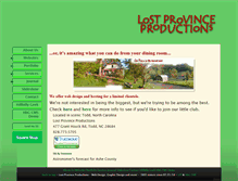 Tablet Screenshot of lostprovince.net